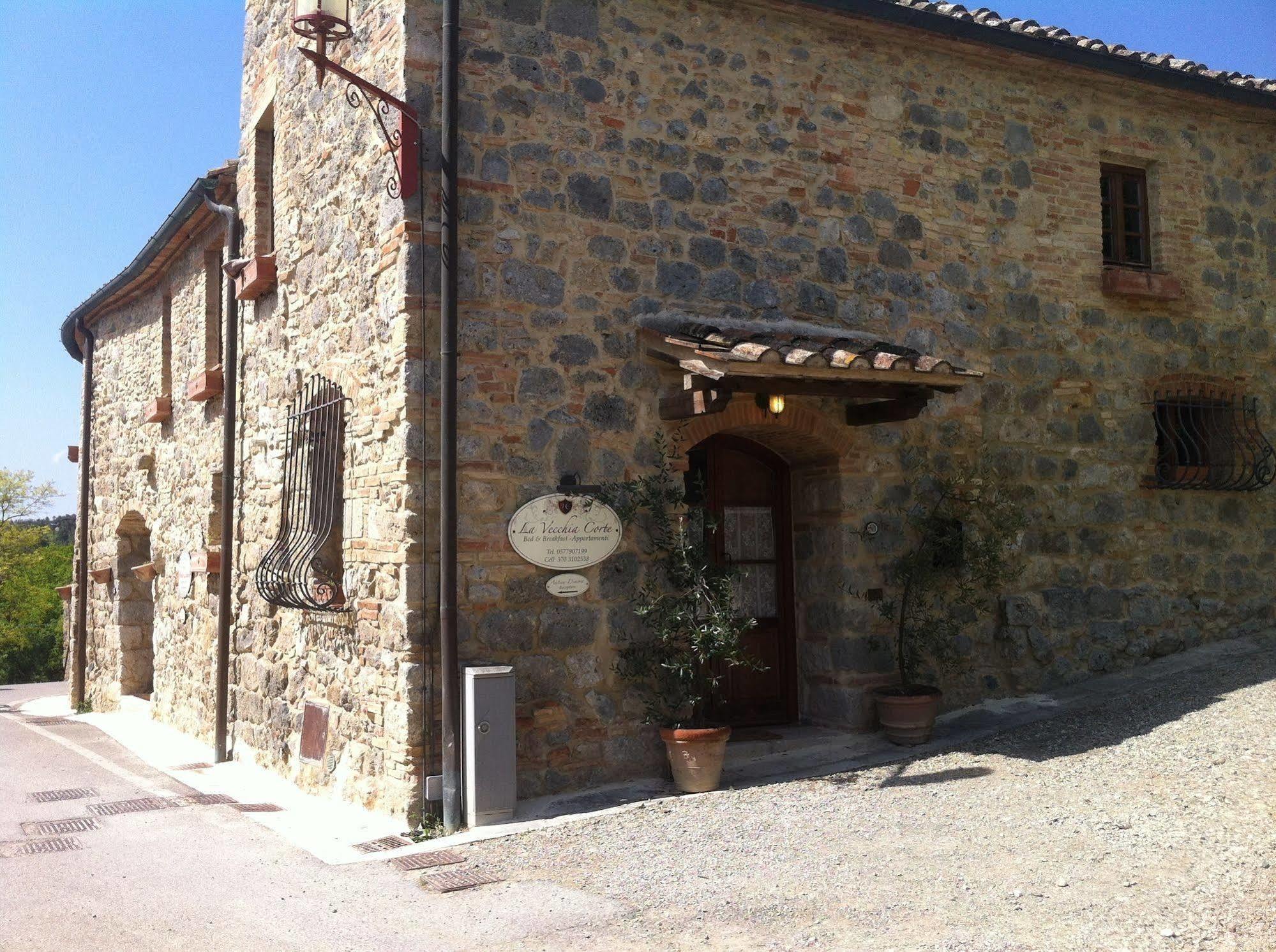 La Vecchia Corte San Gimignano Exterior foto